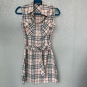 BURBERRY Mini Dress SZ M